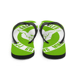 Green Grappler Flip Flops